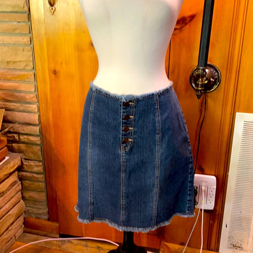 Vintage Blue Jean Skirt size 18